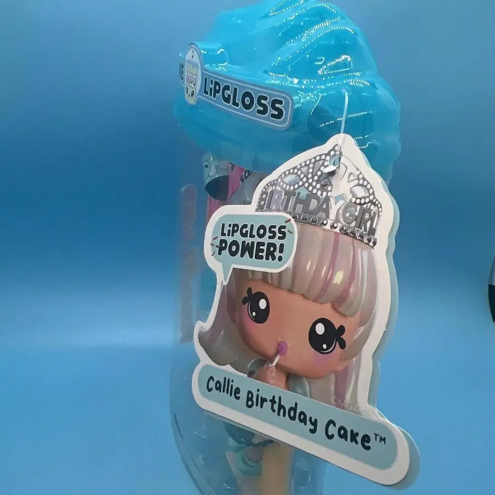 Yummiland Lipgloss Doll- Callie Birthday Cake,‎ Ages 4+